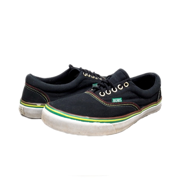 Bobs California Black Mens 7.5 Black Lace Up Shoe - Picture 2 of 9